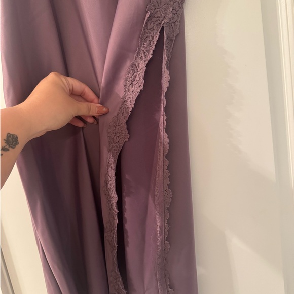 NWT Purple Lace Trim Skirt - Picture 2 of 6